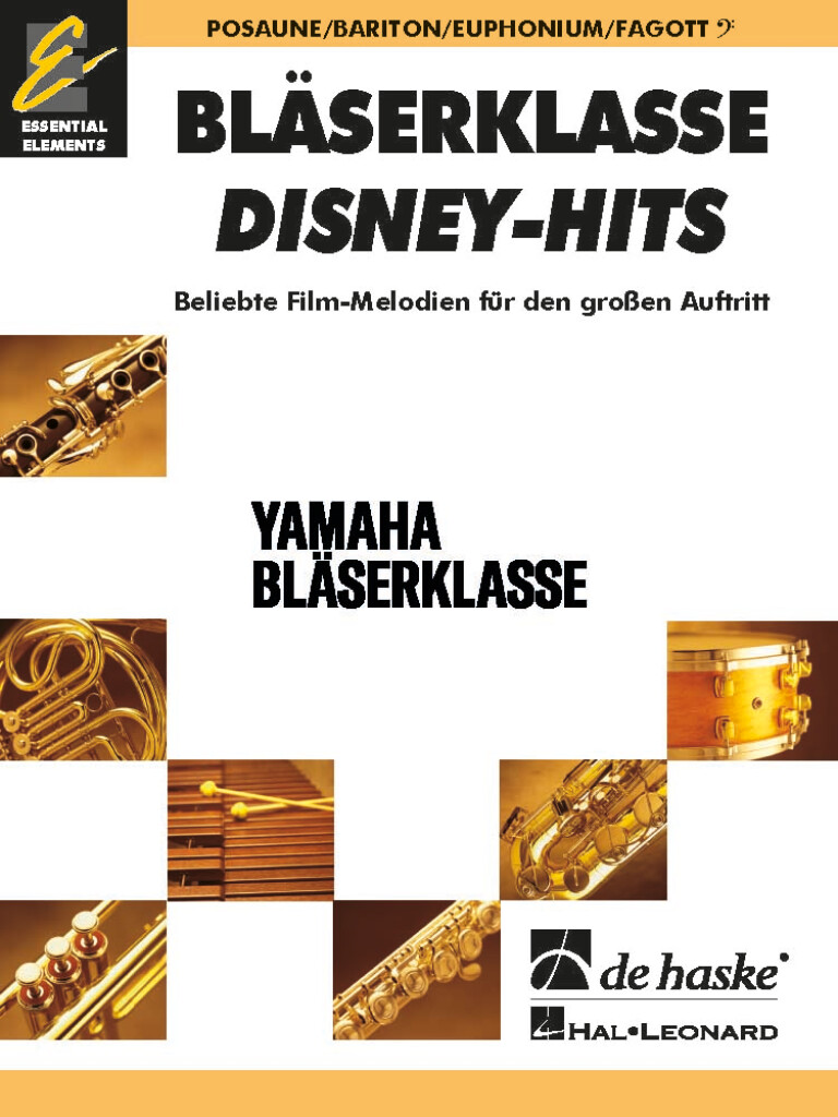 BläserKlasse Disney-Hits - Posaune/Bariton/Eu